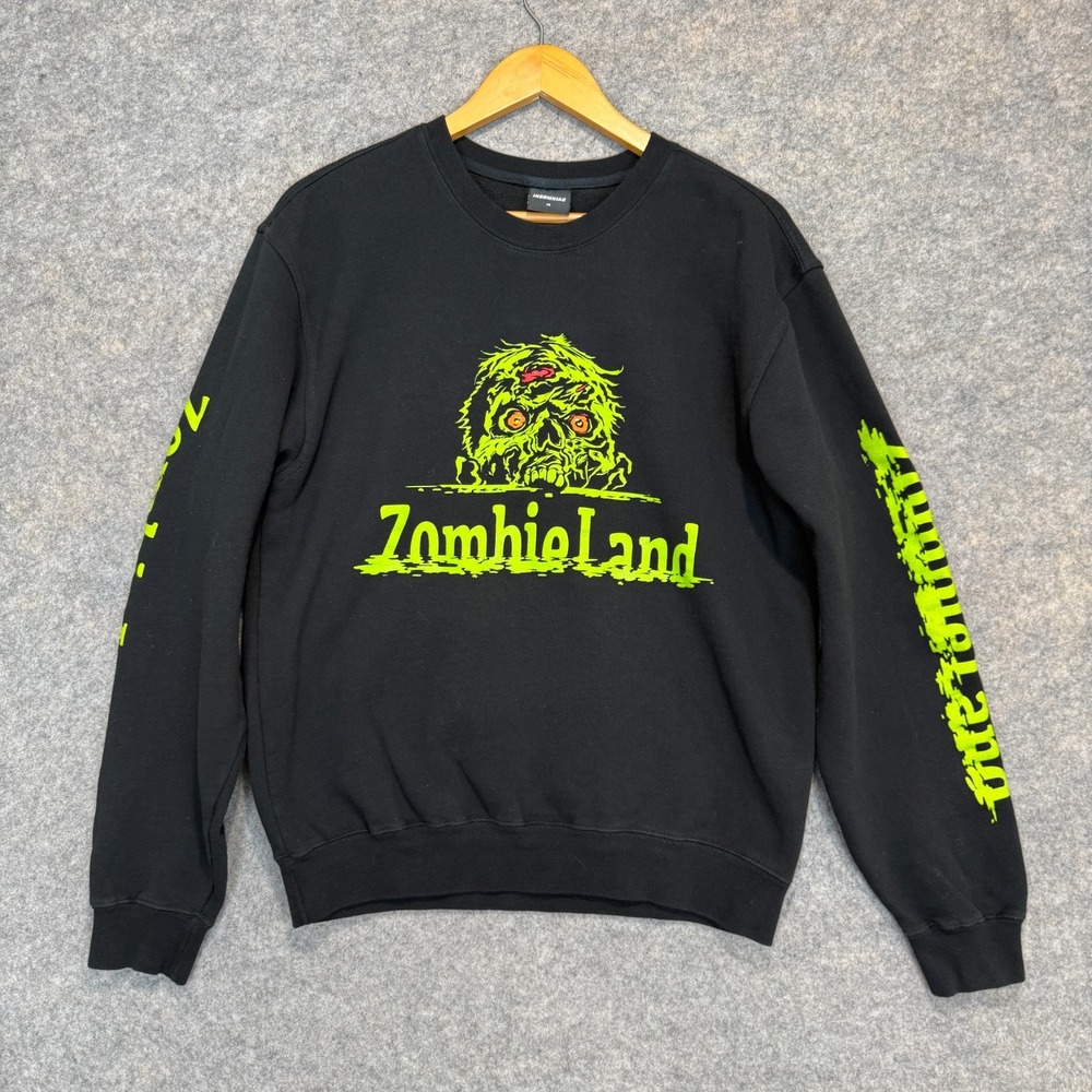 Insomniac Apocalypse Zombieland Sweatshirt Adult Medium Zombie Black Green‎